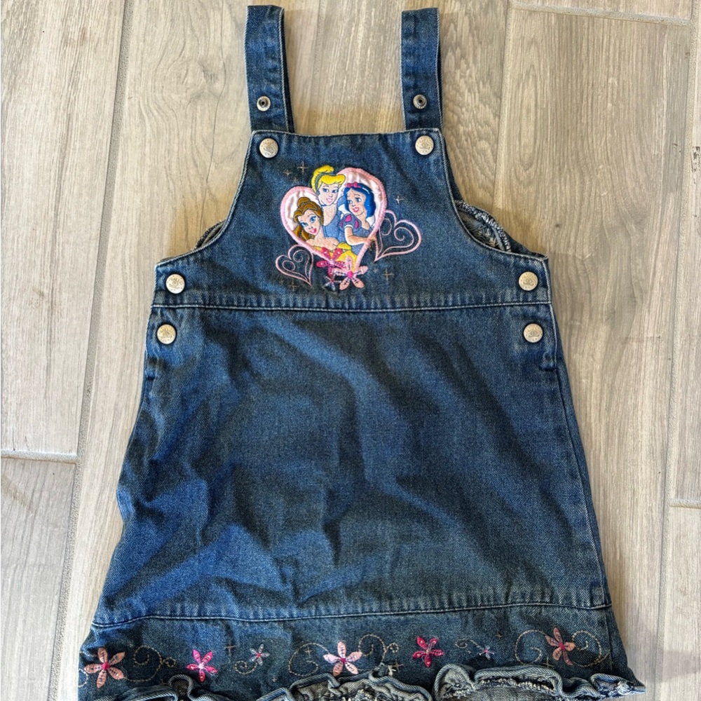 Disney Princess Denim Jumper Dress - Blue